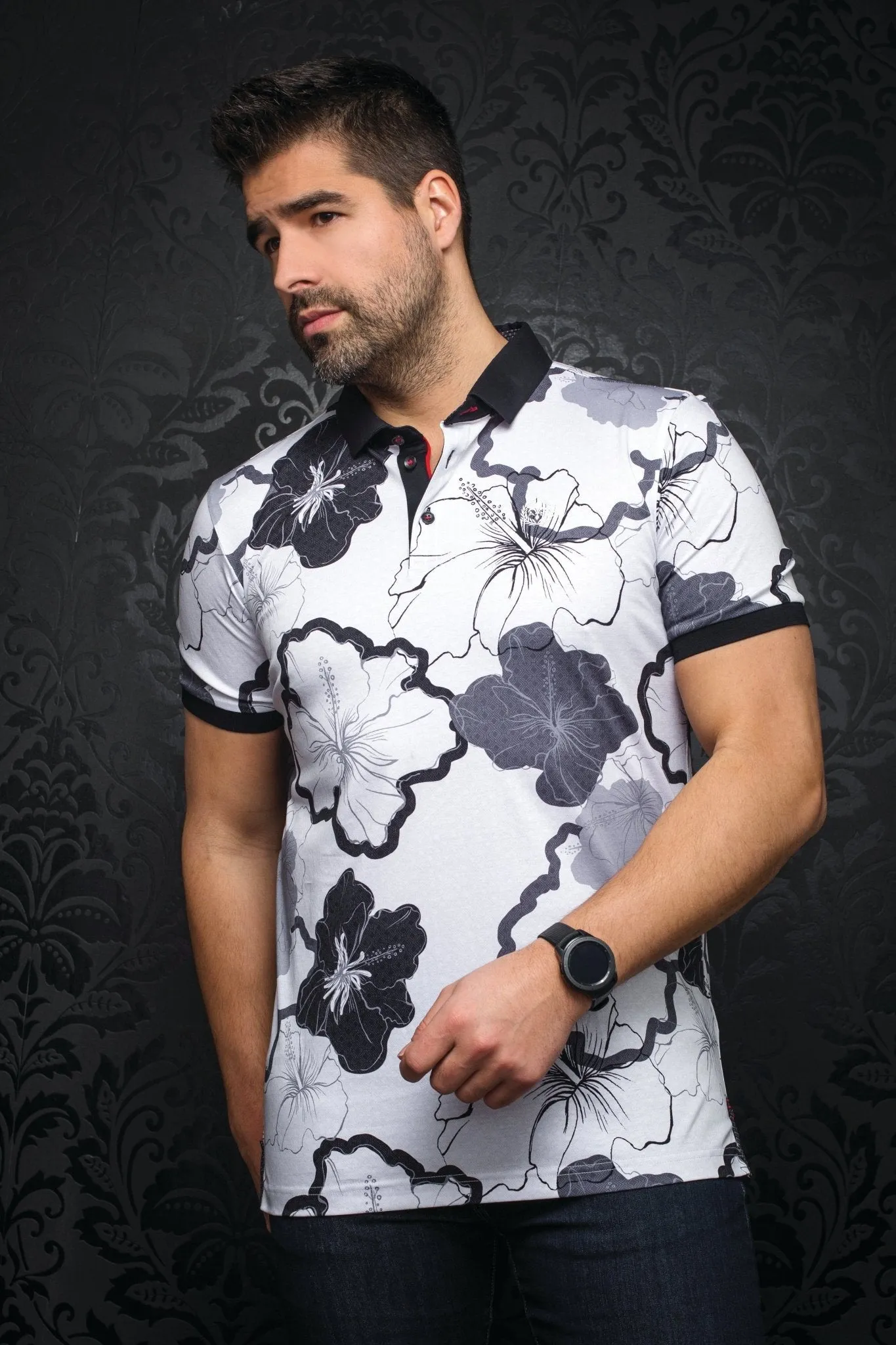 Polo | MOLOKAI,  White Black