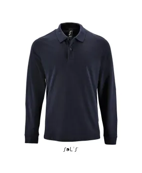 Polo Homme Manches Longues Personnalisé - 180g Sol's Perfect Lsl