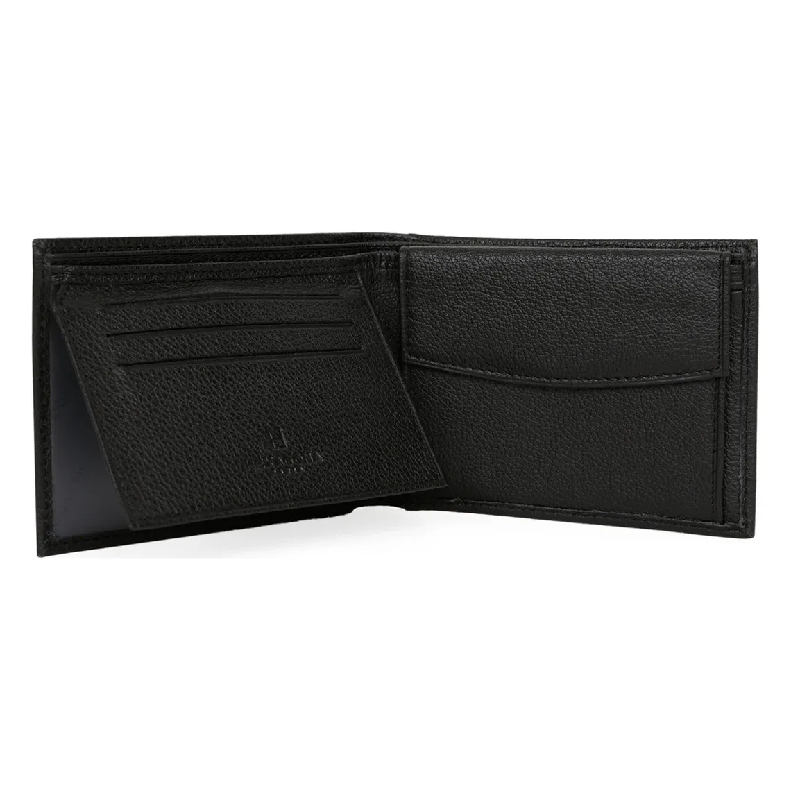 Portefeuille italien Cuir CONFORT Noir Sia | 3 Suisses