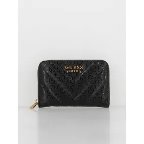 Portefeuille medium jania noir femme - Guess | wimod