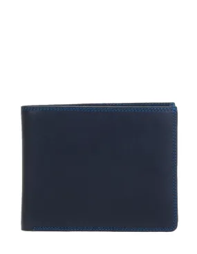 Portefeuille Mywalit cuir ref_46359 Bleu 12*10*2