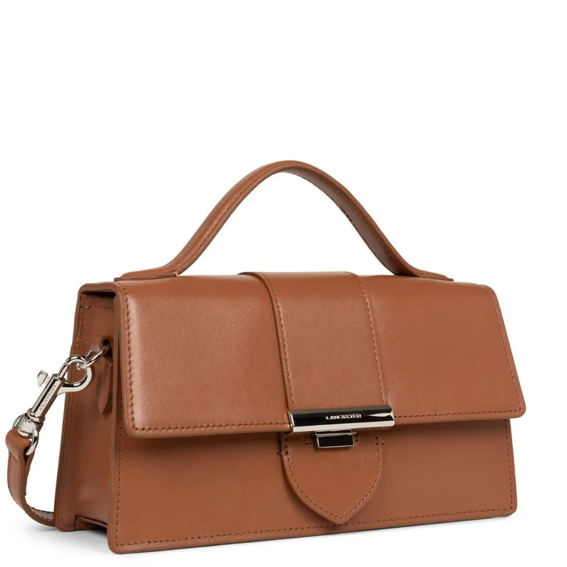Sac baguette Paris Ily en cuir camel | 3 Suisses