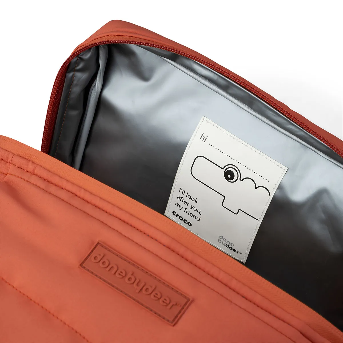 Sac Isotherme Matelassé - Croco Papaye