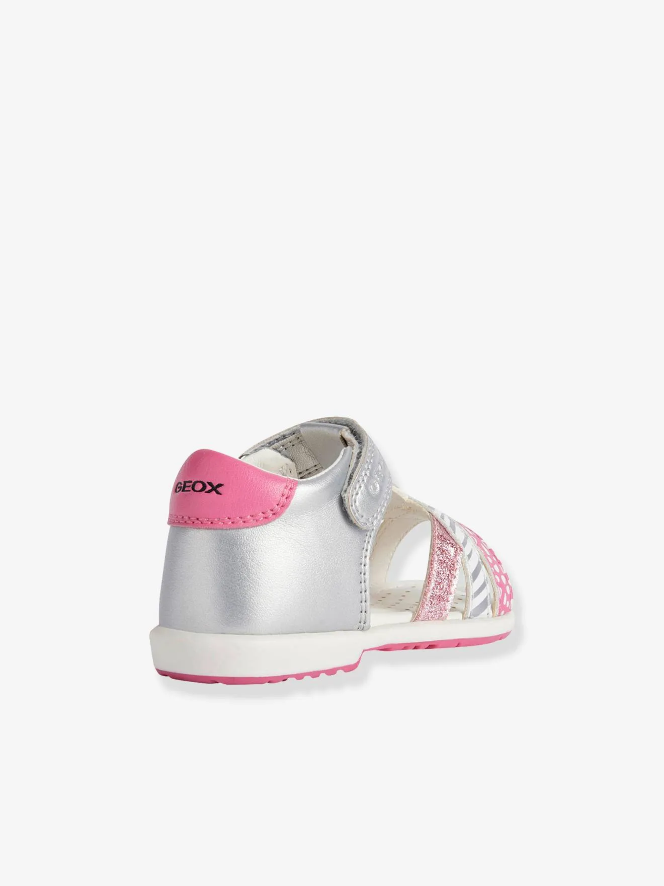 Sandales bébé B. Verred B - SINT. GEOX® lt grey/fuchsia - Geox