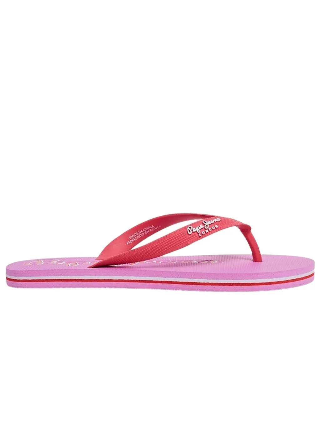 Sandales Pepe jeans Bay Beach Brand Rose pour femme