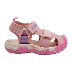 Sandales Velcro Fille Big Star NN374234 Rose