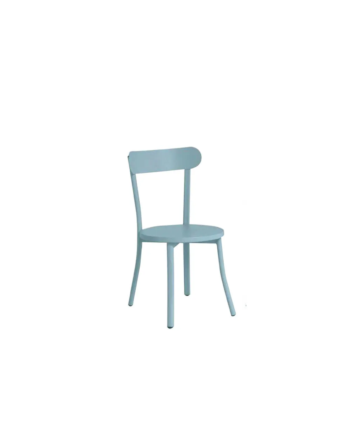 Set de 4 chaises d'exterieur bleu turquoise - Murray par Garden Art