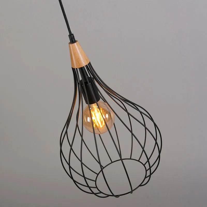 Suspension Jala 2 noir