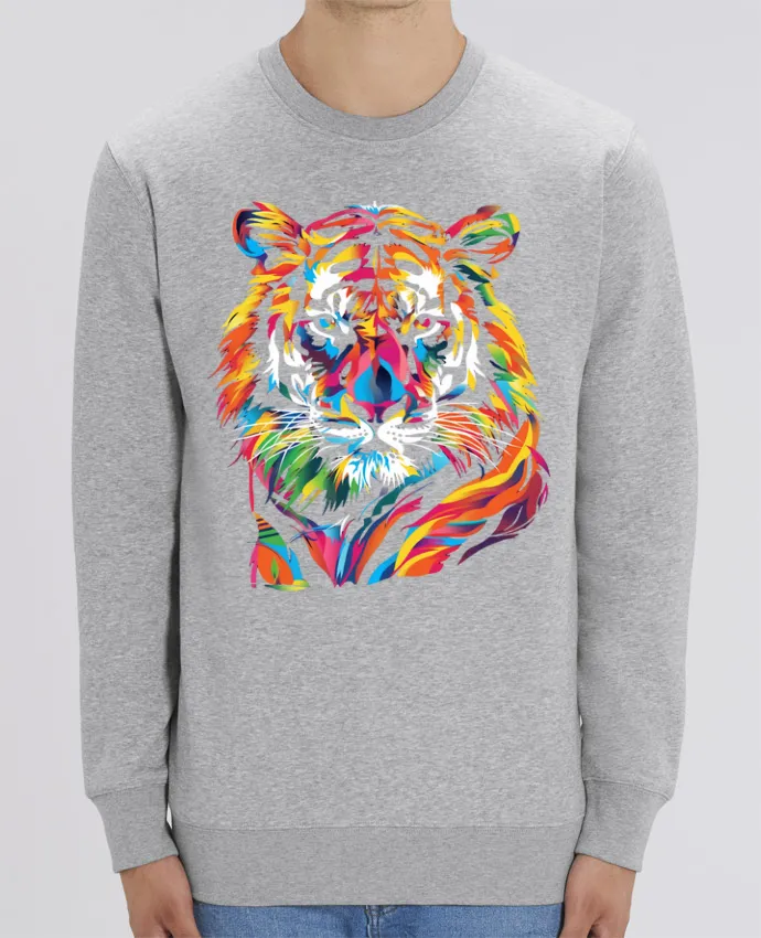 Sweat-shirt Illustration de Tigre stylisé Par KronoArt