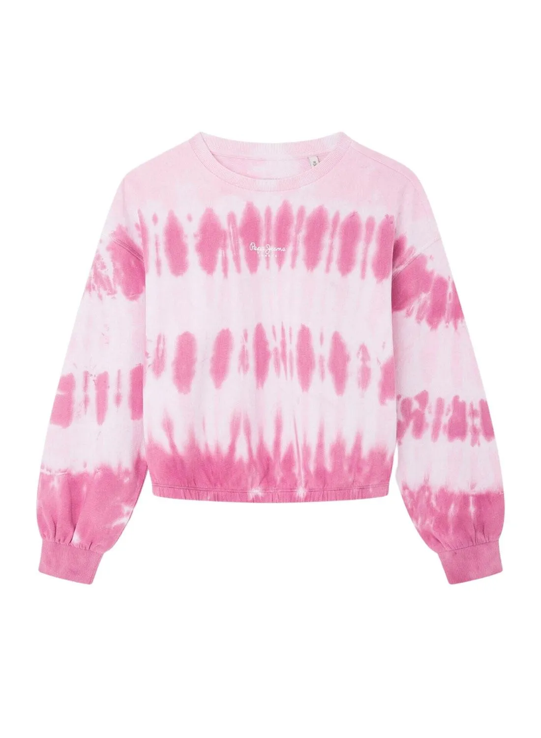 Sweat-shirt Pepe Jeans Olesya Tie Dye Rose Pour Fille