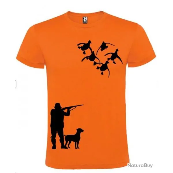 T-shirt 100 % coton motif chasse aux canards votre t-shirt chasse spéciale Personnaliser