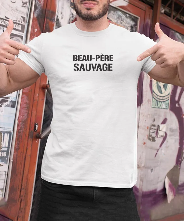 T-Shirt Beau-Père sauvage Pour homme