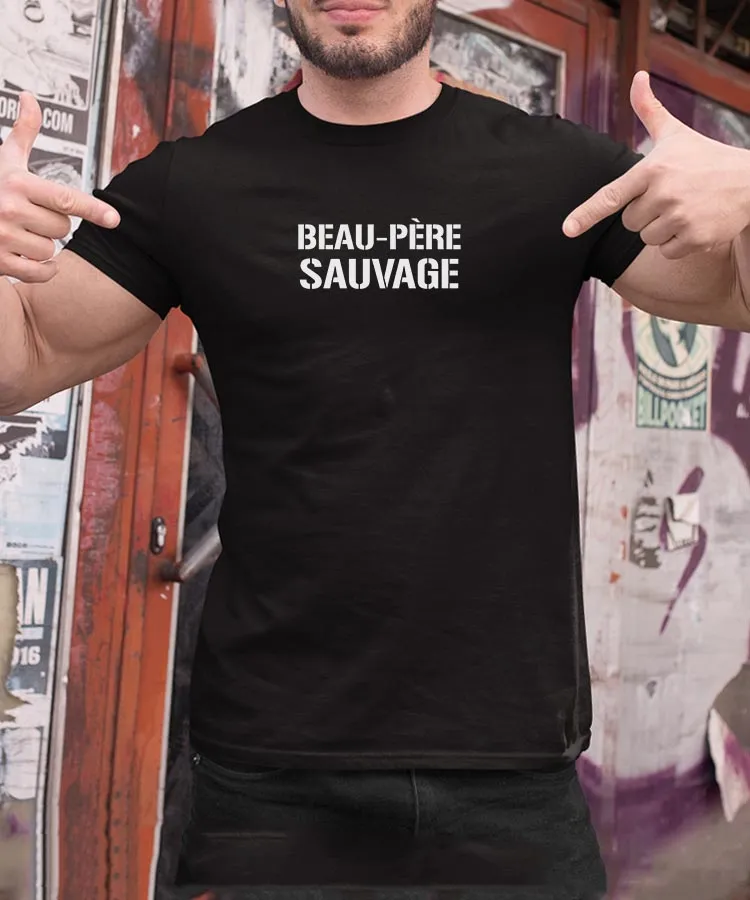 T-Shirt Beau-Père sauvage Pour homme