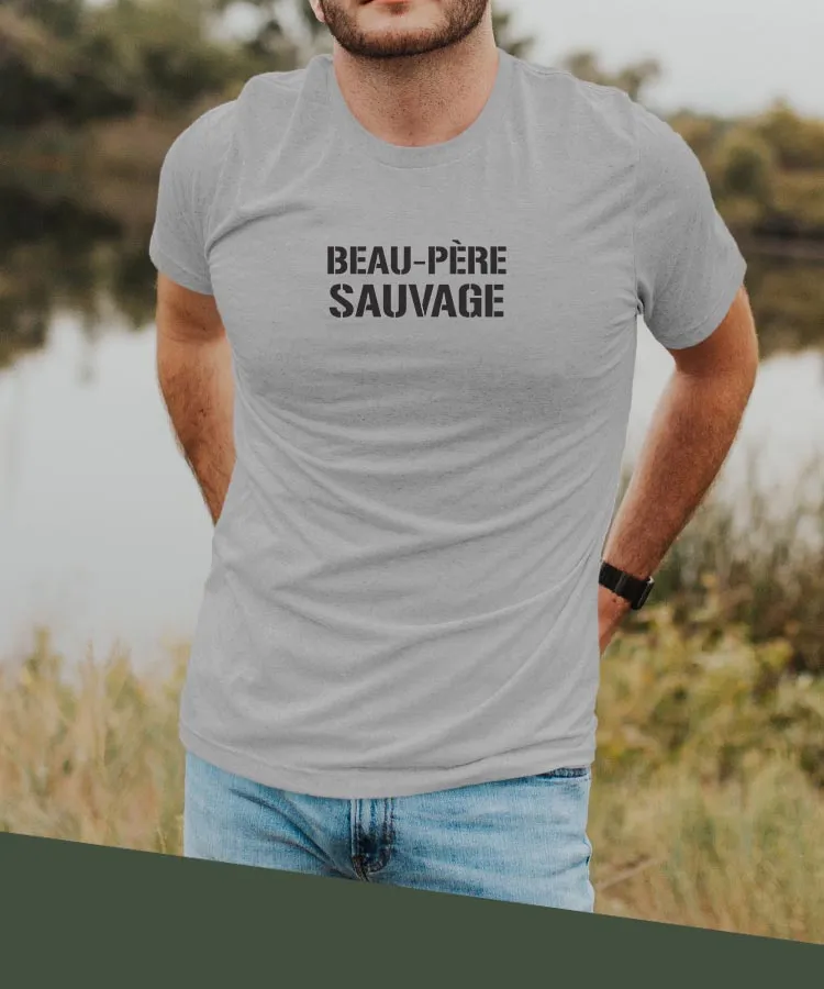 T-Shirt Beau-Père sauvage Pour homme