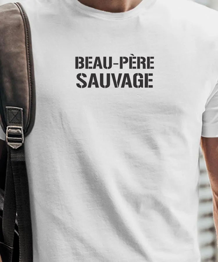 T-Shirt Beau-Père sauvage Pour homme