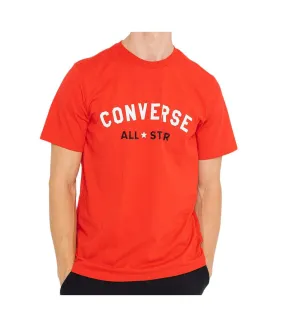 T-shirt Blanc Rouge Converse Printed