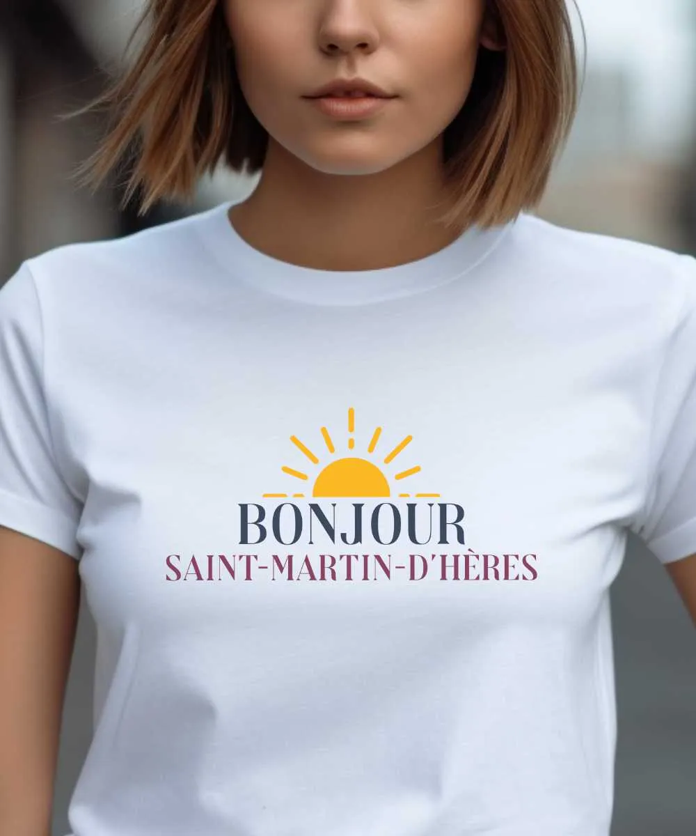 T-Shirt Bonjour Saint-Martin-d'Hères