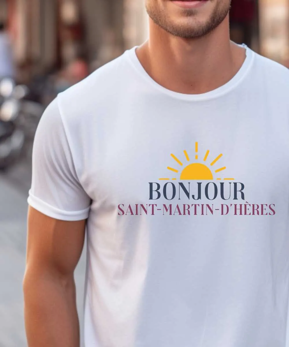 T-Shirt Bonjour Saint-Martin-d'Hères