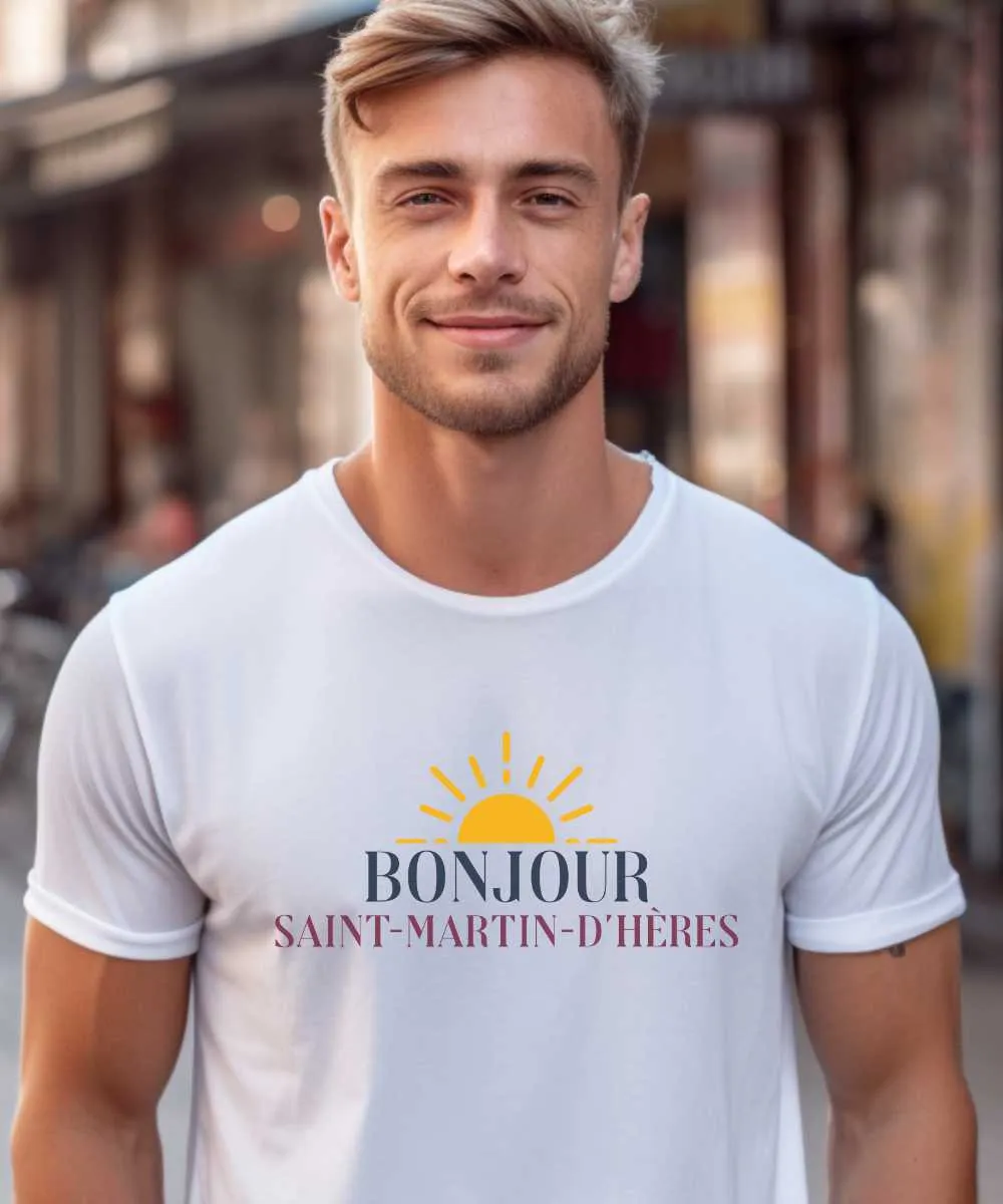 T-Shirt Bonjour Saint-Martin-d'Hères