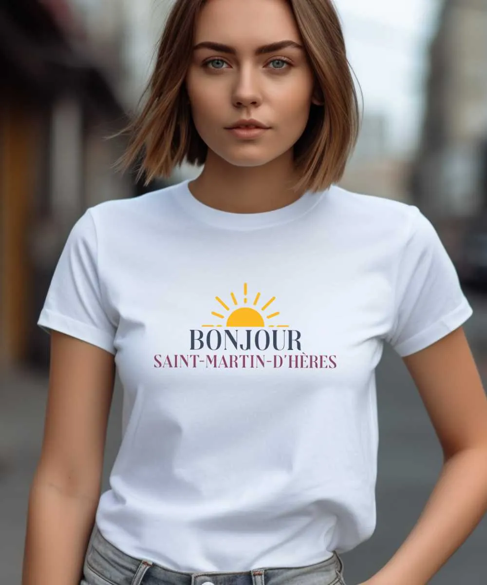 T-Shirt Bonjour Saint-Martin-d'Hères