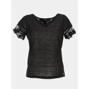 T-shirt divine noir femme - Deeluxe | wimod