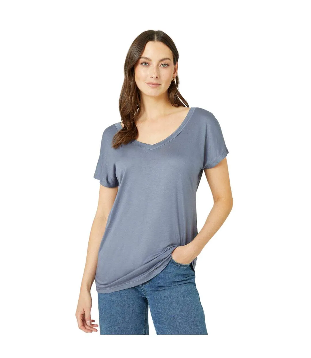 T-shirt femme gris Maine