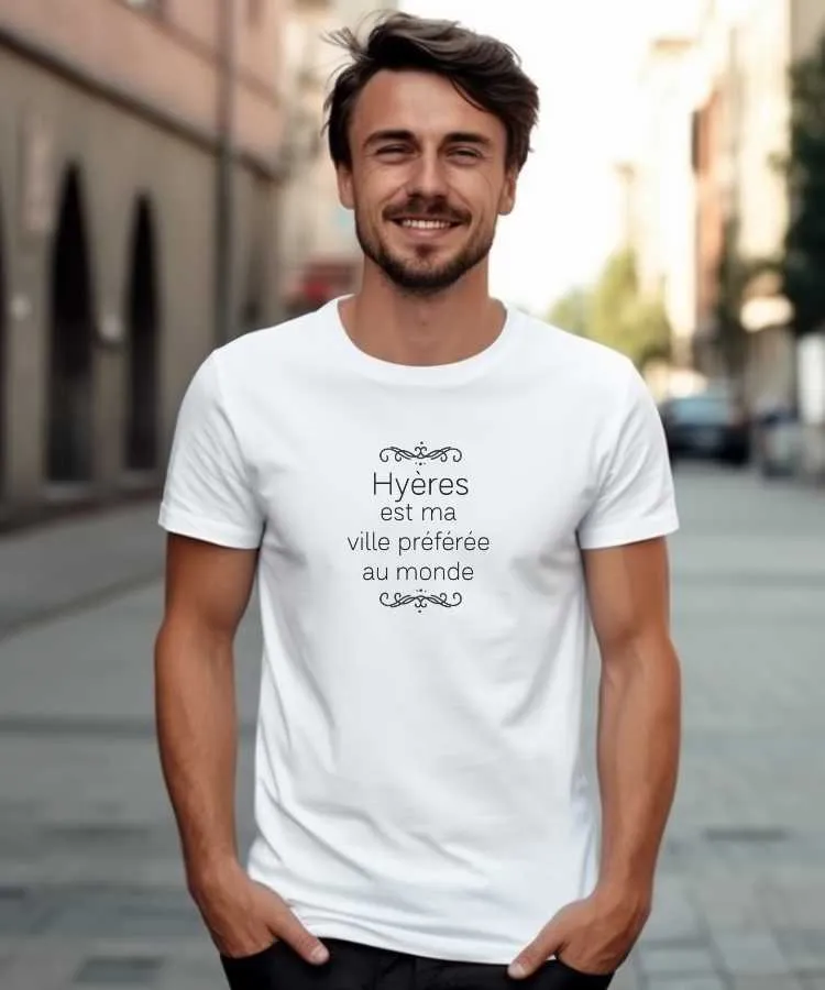 T-Shirt Hyères est ma ville préférée au monde