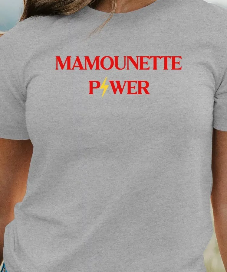 T-Shirt Mamounette Power Pour femme