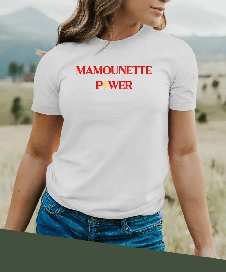 T-Shirt Mamounette Power Pour femme