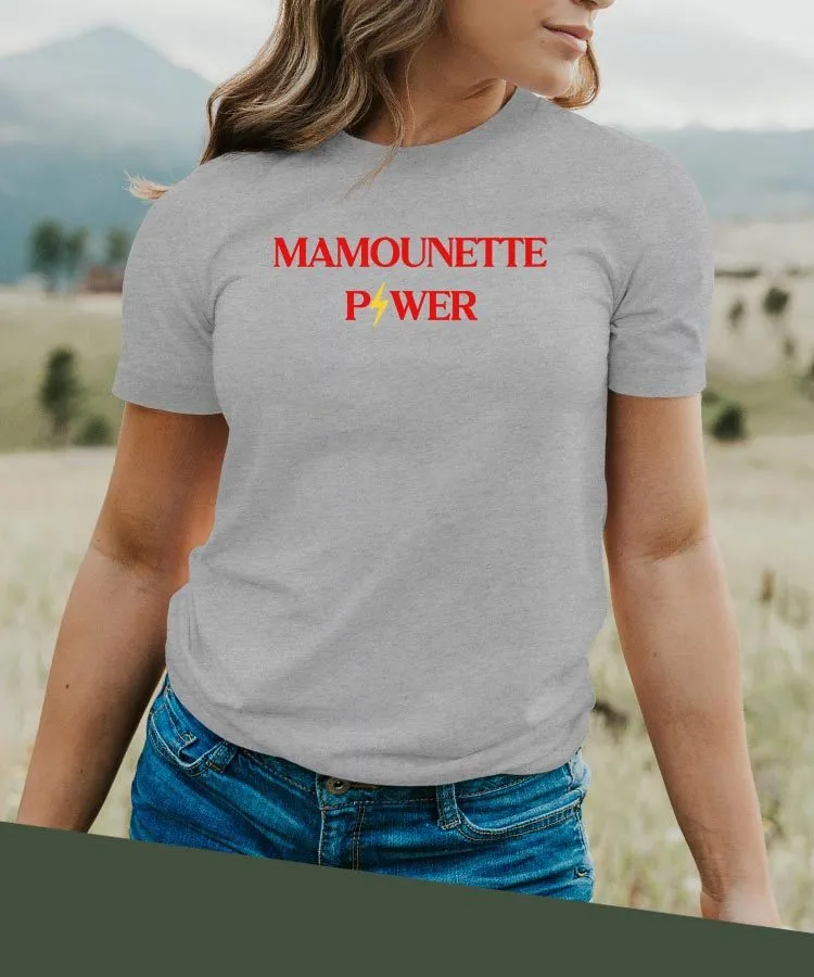 T-Shirt Mamounette Power Pour femme