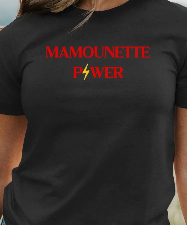 T-Shirt Mamounette Power Pour femme