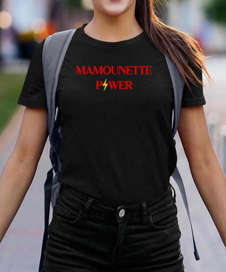 T-Shirt Mamounette Power Pour femme