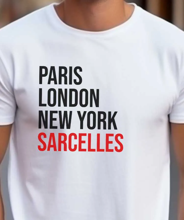 T-Shirt Paris London New York Sarcelles