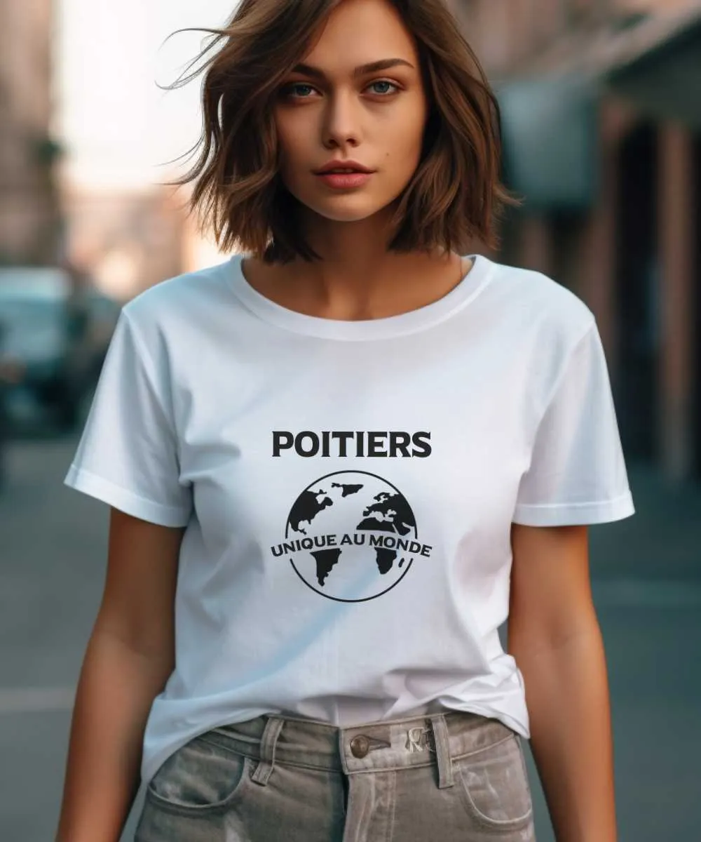 T-Shirt Poitiers unique au monde