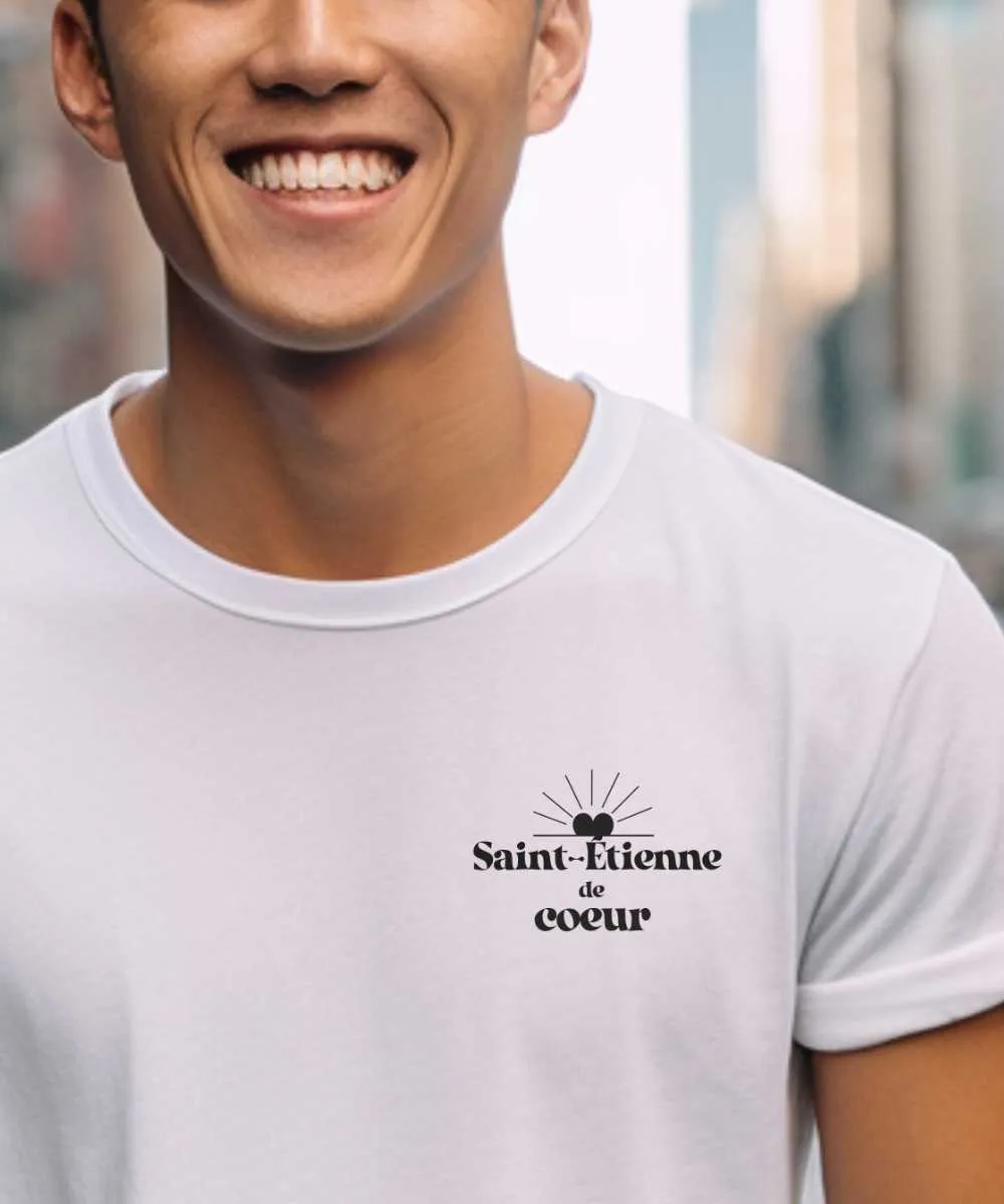 T-Shirt Saint-Étienne de coeur