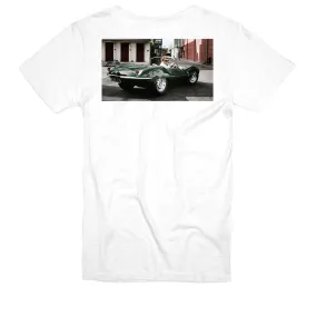 T-shirt STEVE MCQUEEN Hero Seven Printemps Voiture Blanc pour homme