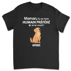 T-shirt Unisex Personnalisé - Papa Ou Maman