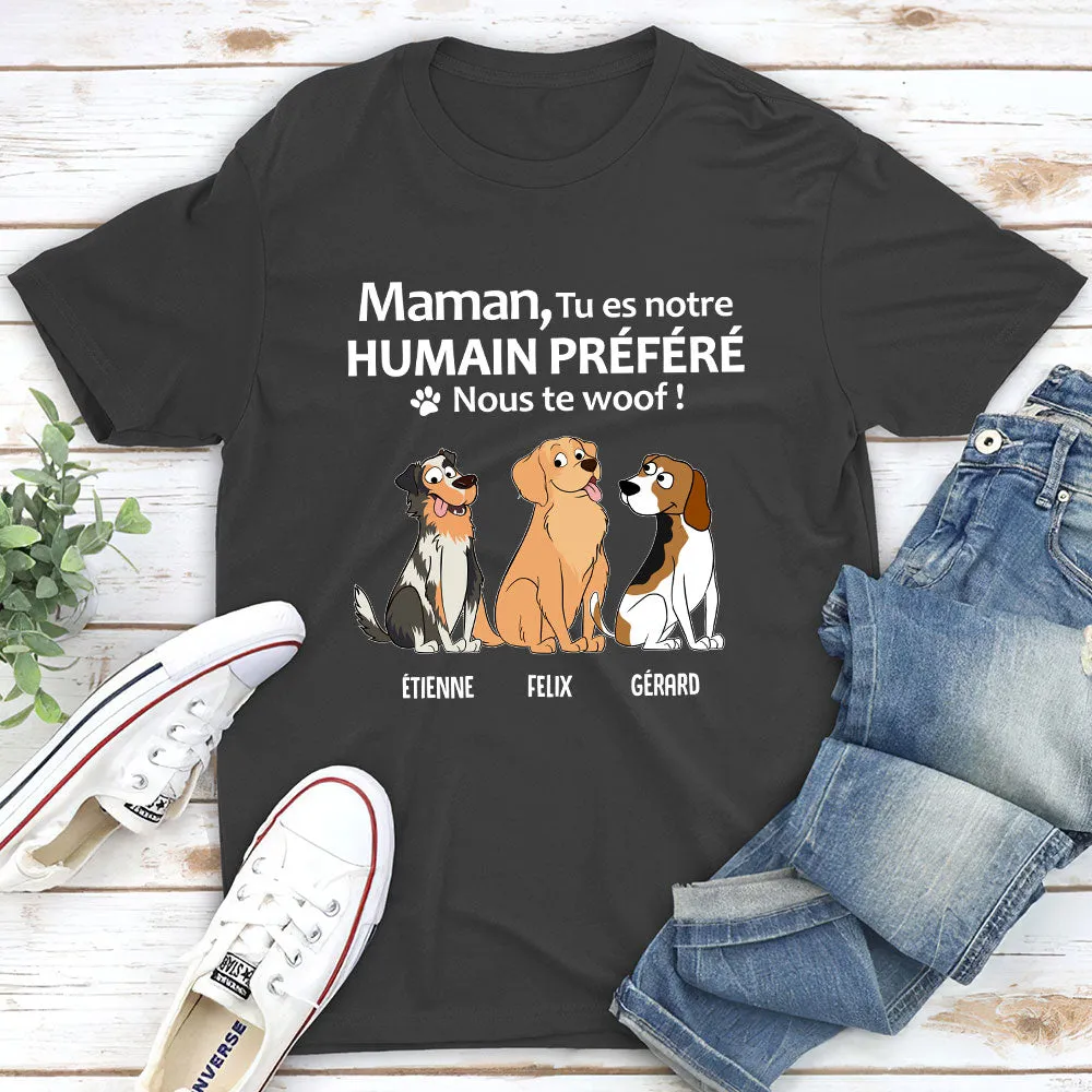 T-shirt Unisex Personnalisé - Papa Ou Maman