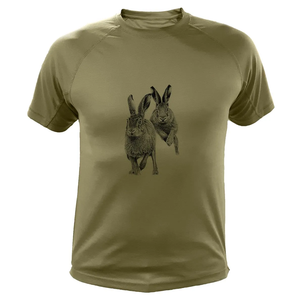 Tee shirt de chasse Lapins