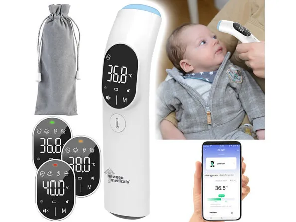 Thermomètre infrarouge sans contact connecté IRT-55.app | Appareils de mesure 