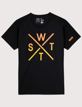 Watts - T-Shirt Manches Courtes Grand Logo Noir